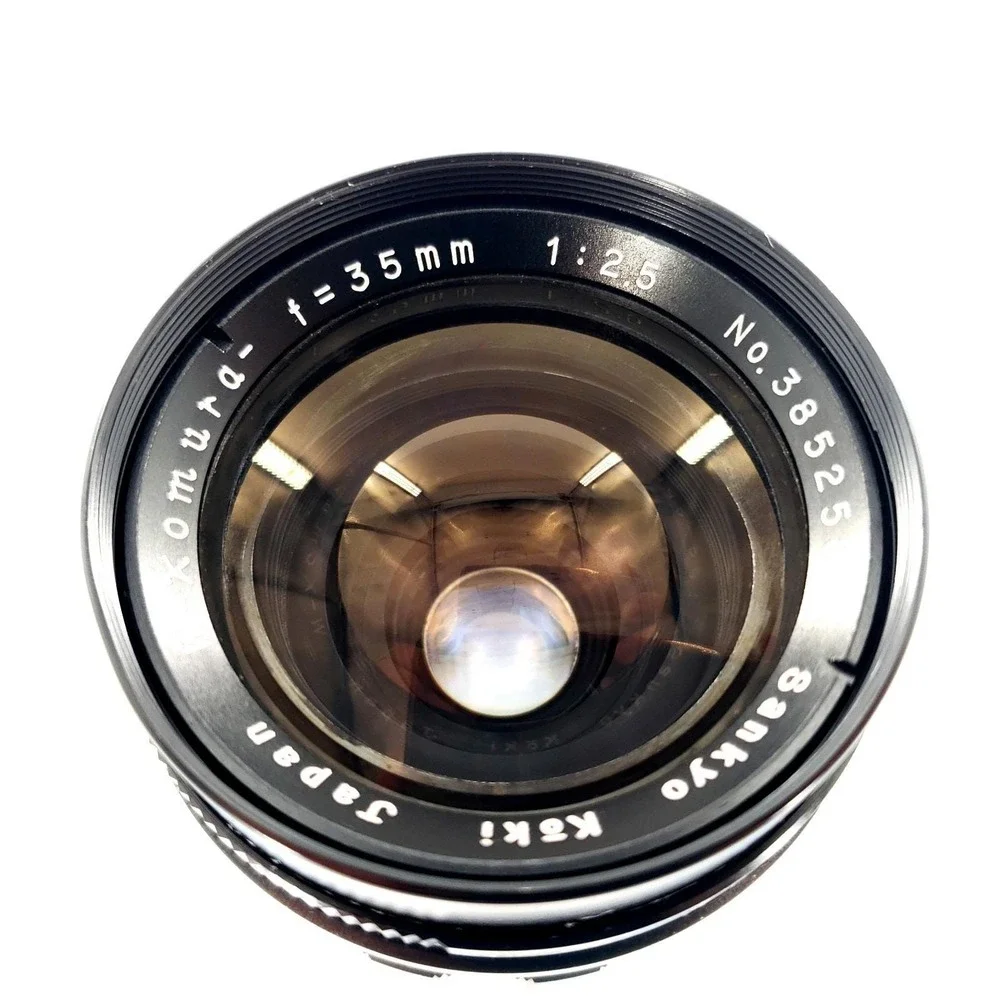 Sankyo Koki W-Xomura 35mm f/2.5 Lens Manual Focus w/ 1 Cap